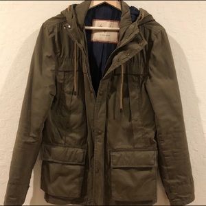 Zara Green Anorak Style Jacket